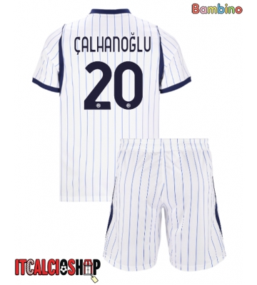 Inter Milan Hakan Calhanoglu #20 Seconda Maglia Bambino 2026-27 Manica Corta (+ Pantaloni corti)